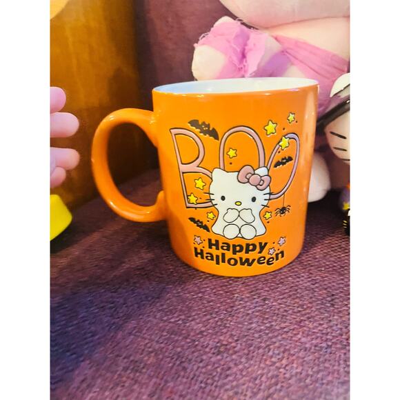 Halloween Hello kitty purple mummy  ,2 mugs , witch ceramic hello kitty cat - Picture 9 of 10